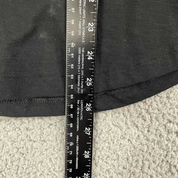 NWT Gap Knit Shirt Women M Black Preppy Button Up Long Sleeve - Picture 7 of 10